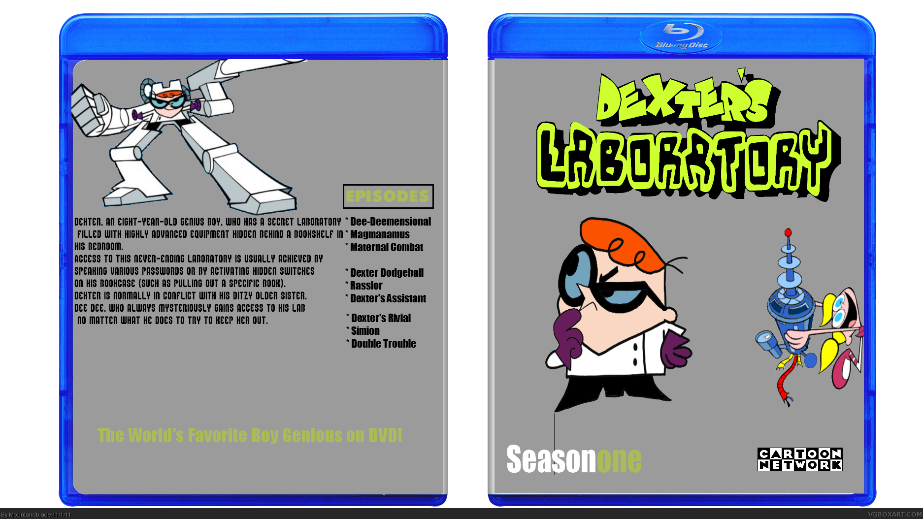 Dexter's Labratory: Season 1 box cover
