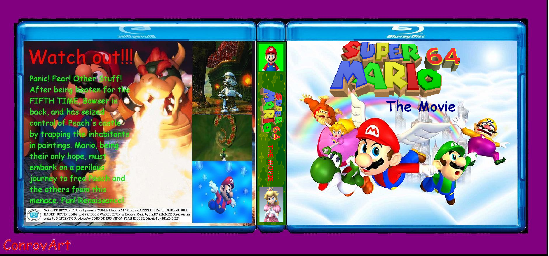 Super Mario 64: The Movie! box cover