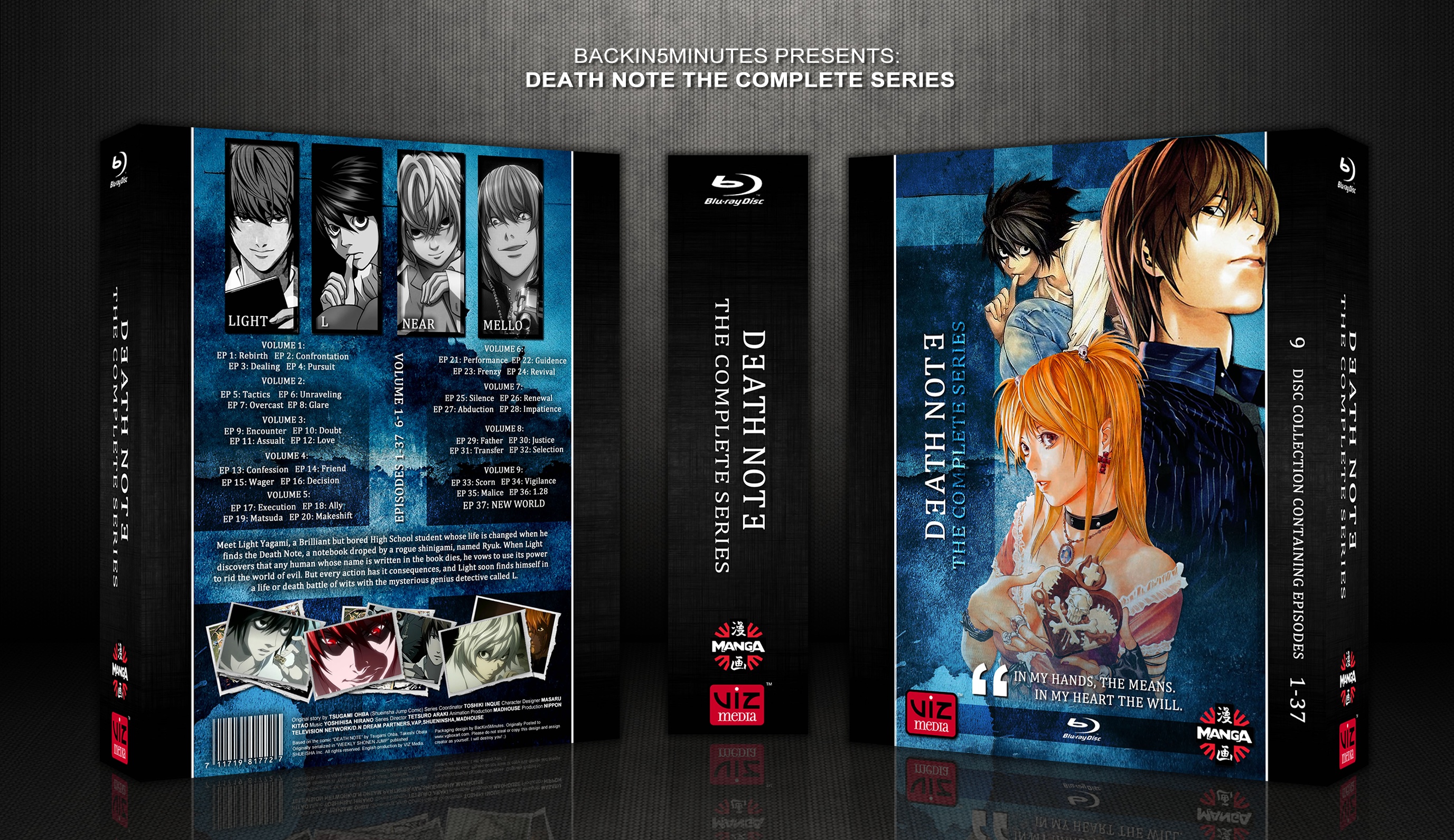 Death Note: The Complete Series box cover