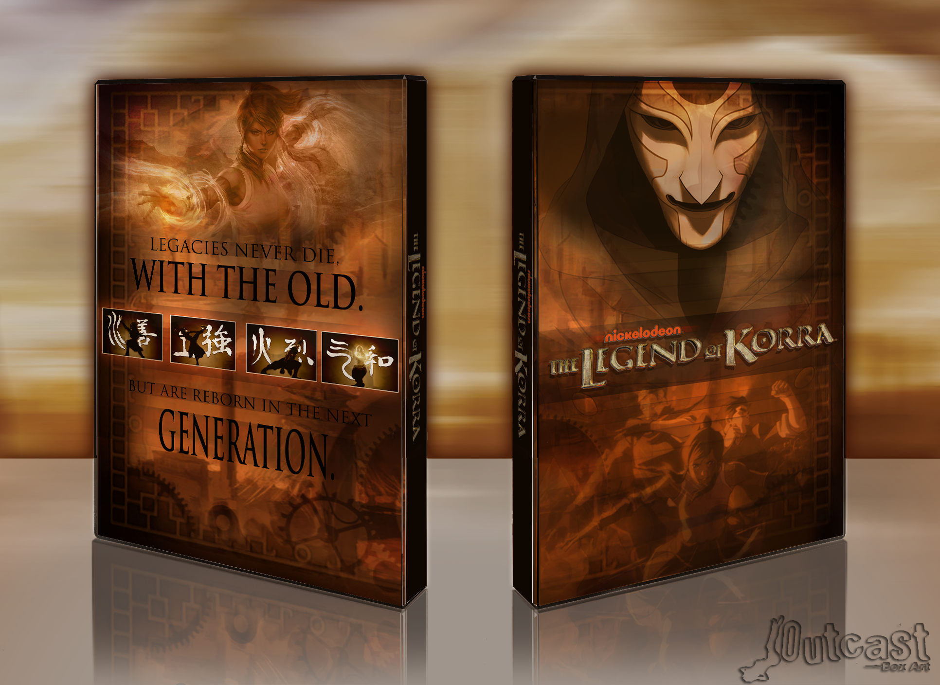 The Legend Of Korra box cover