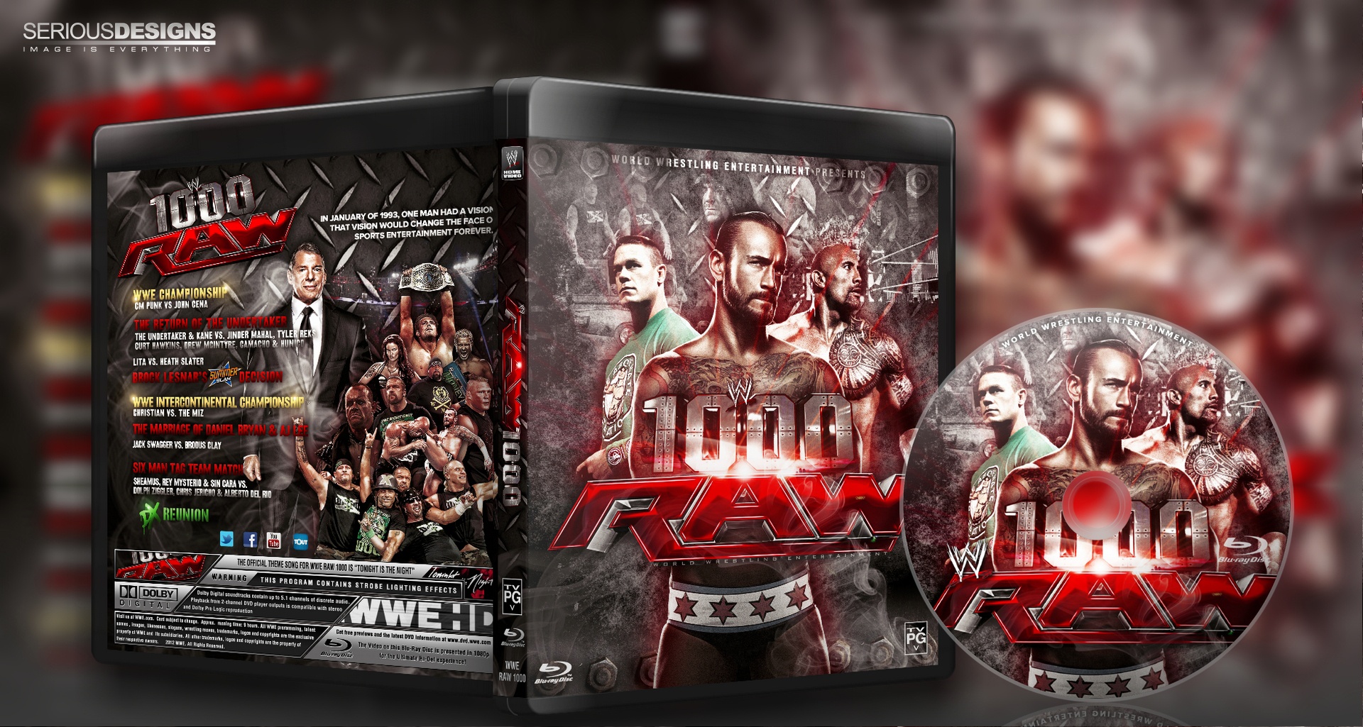 WWE Raw 1000 box cover