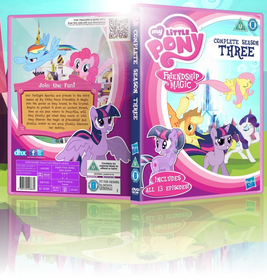 My Little Pony: Friendship is Magic: Season 3 box cover