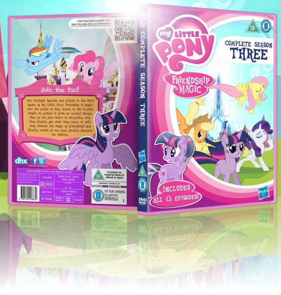 My Little Pony: Friendship is Magic: Season 3 box art cover
