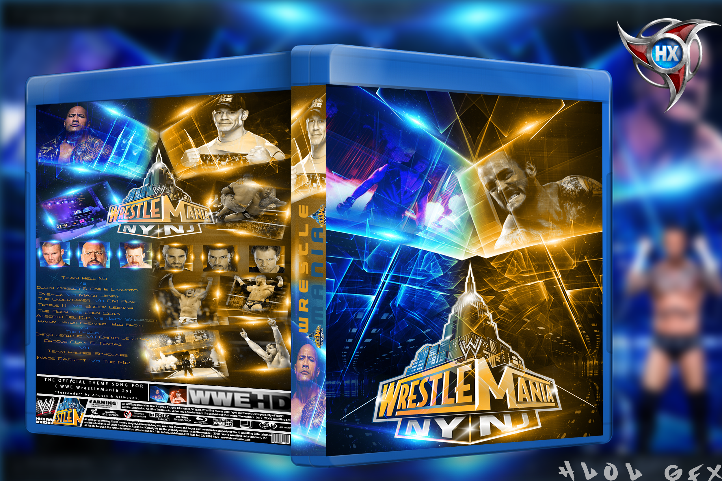 WWE WrestleMania 29 Blu-ray box cover
