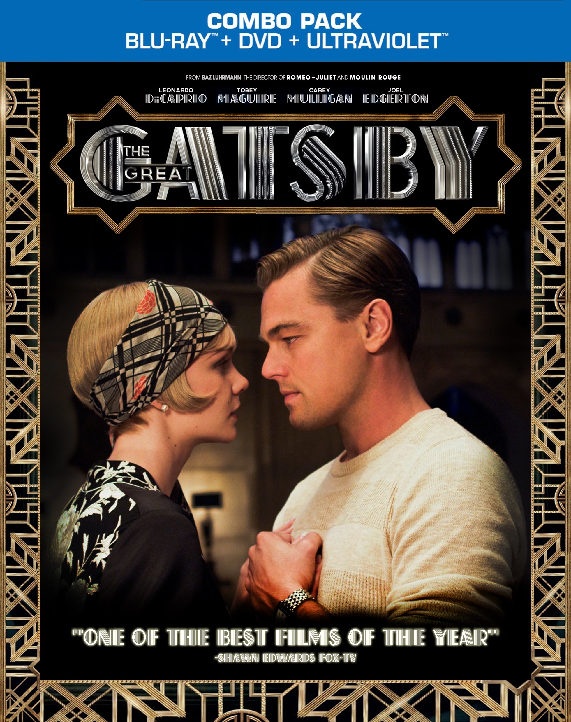 The Great Gatsby (2013) Blu-ray box cover