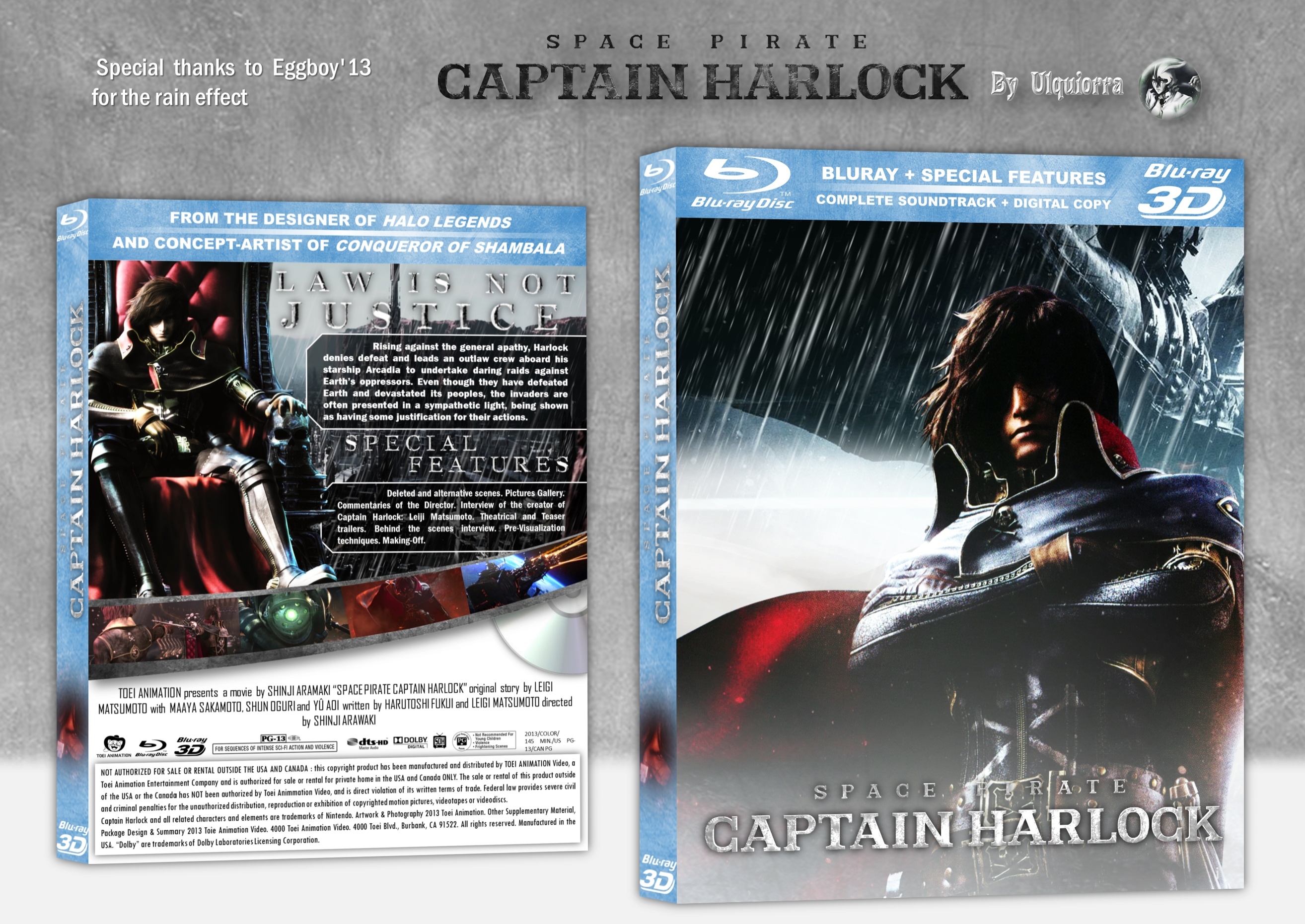 Captain Harlock box cover