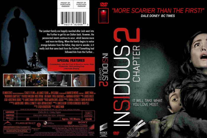 Insidious: Chapter 2 box art cover