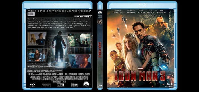 Iron Man 3 box art cover