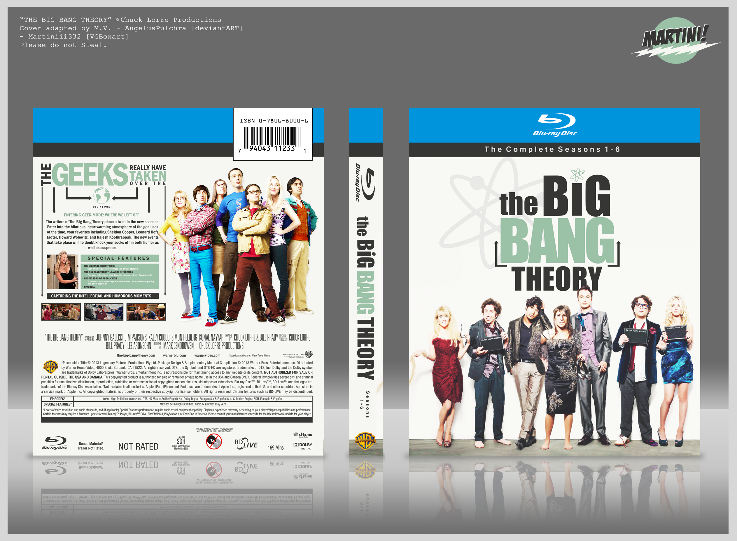 The Big Bang Theory - Seasons 1-6 box cover