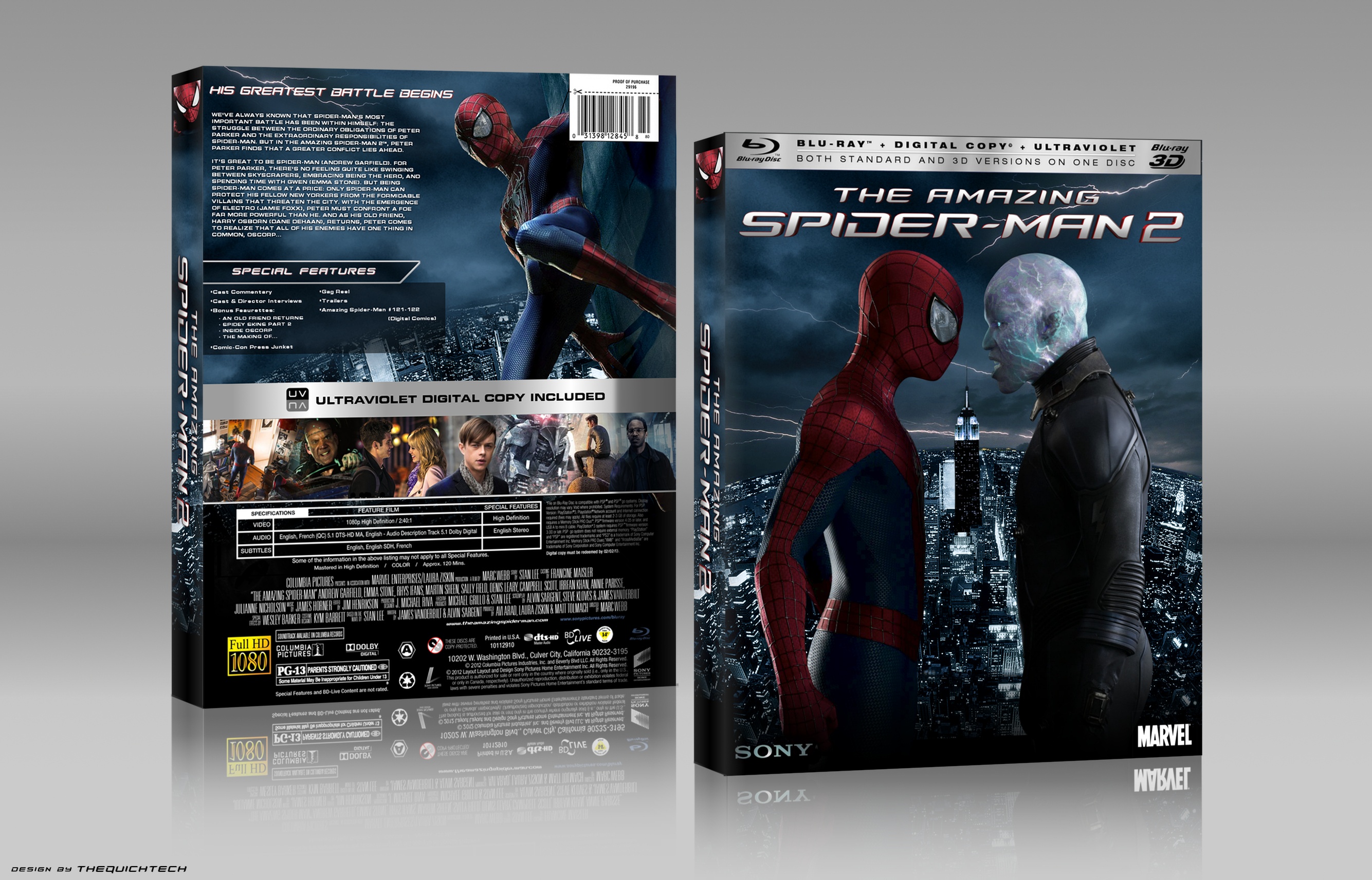 The Amazing Spider-Man 2 box cover