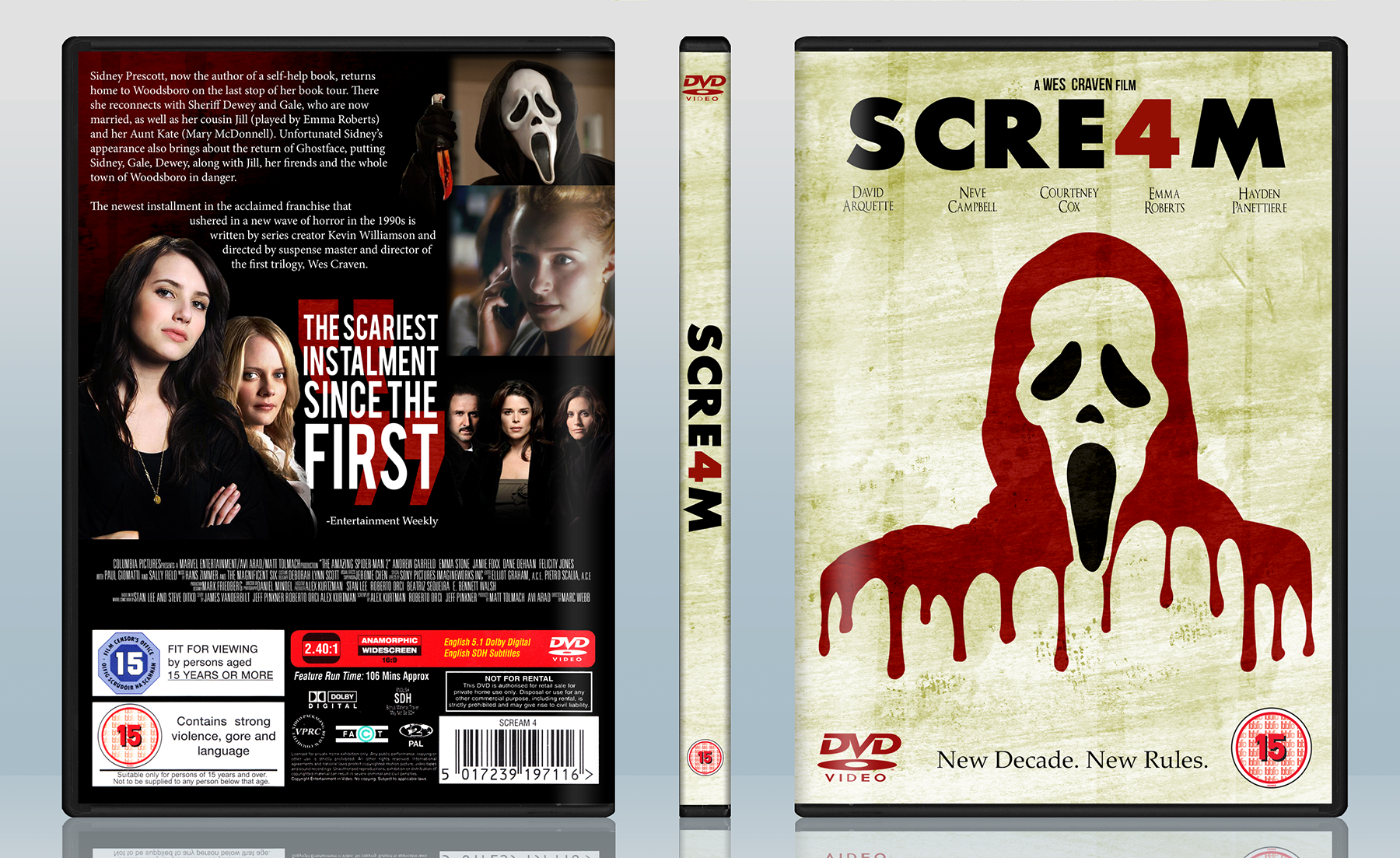 Scream 4 box cover