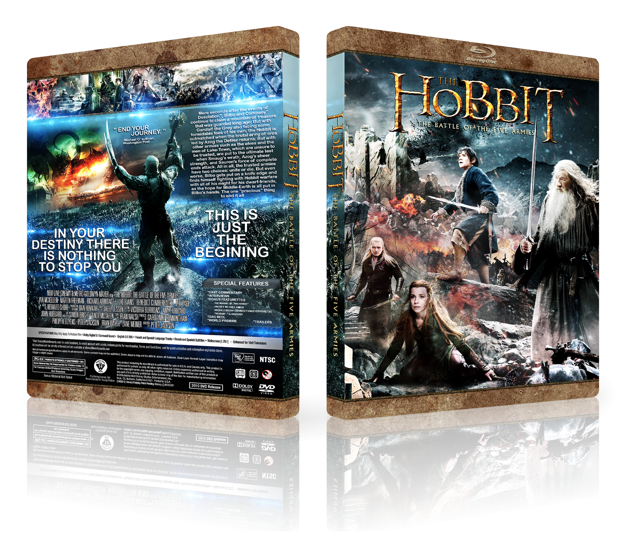 The Hobbit: The Battle of The Five Armies box cover