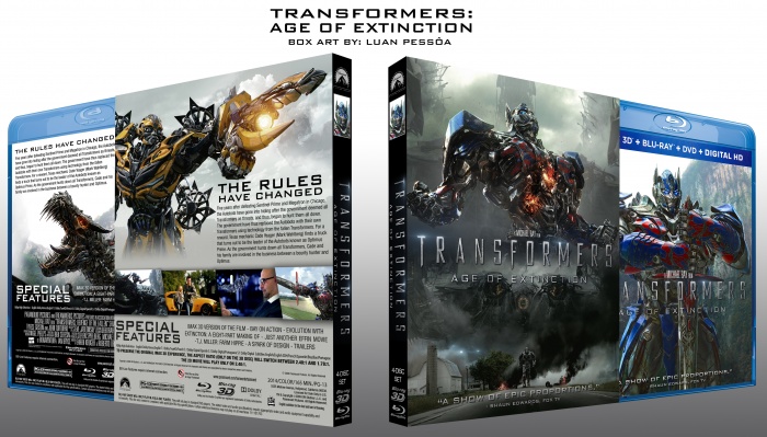 Transformers: Age of Extinction box art cover