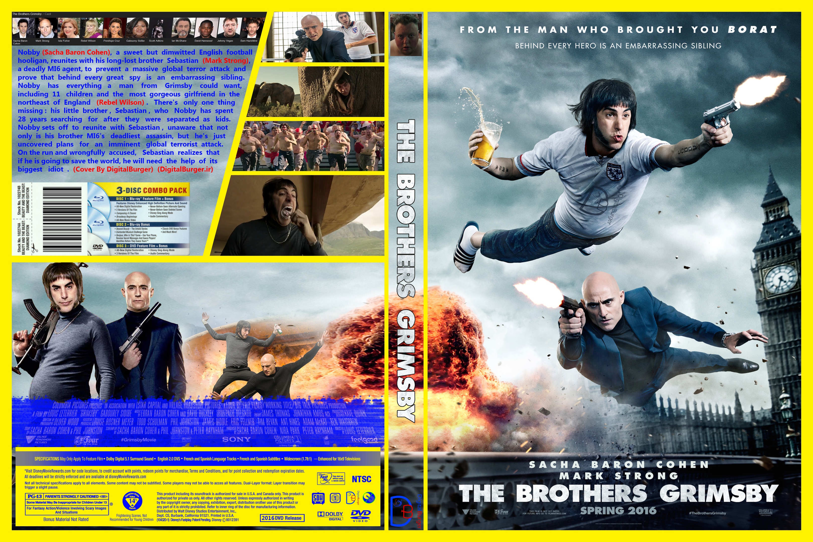 The Brothers Grimsby 2016 box cover