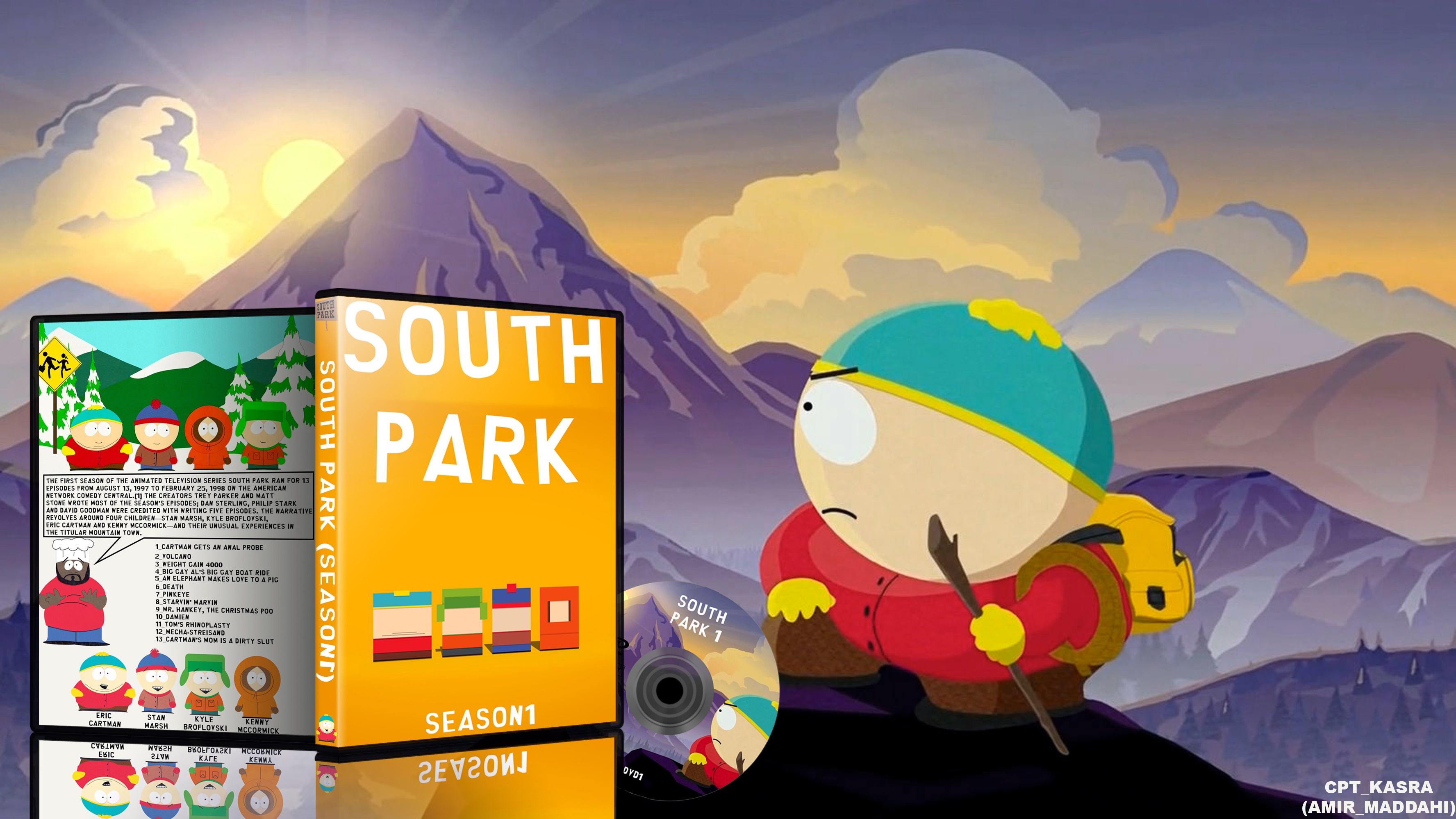South Park (season 1) box cover