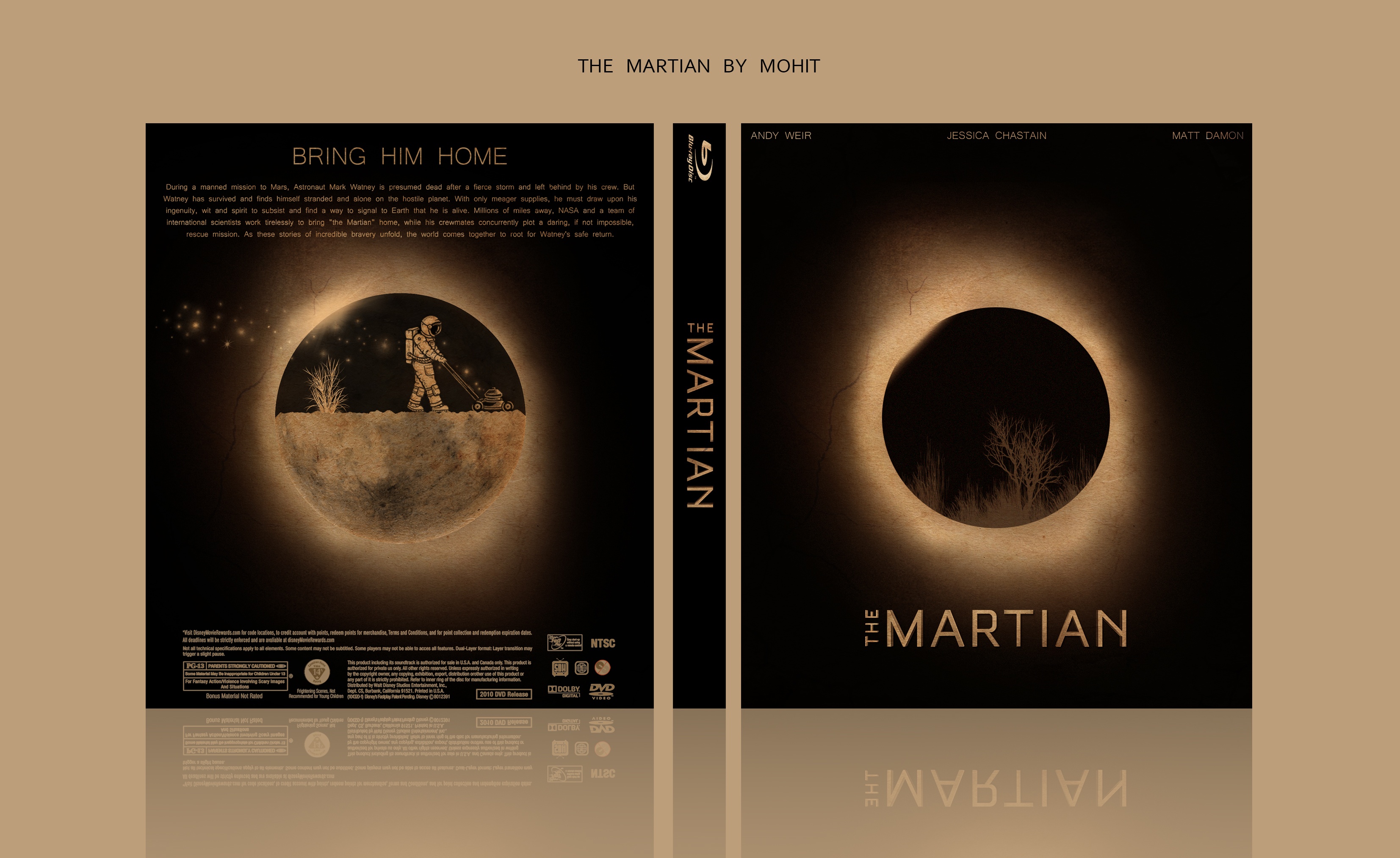 The Martian box cover