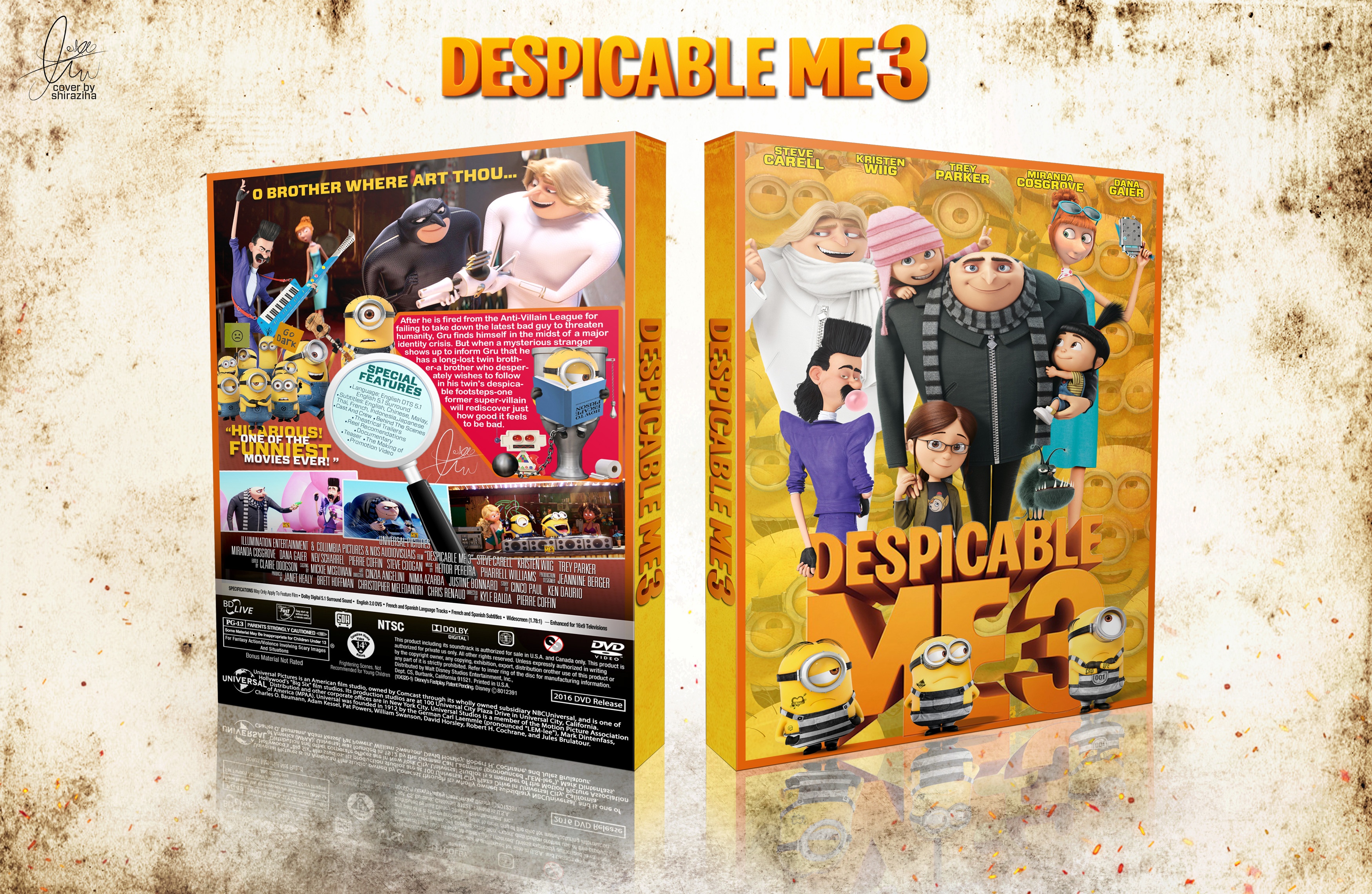 Despicable Me 3 box cover