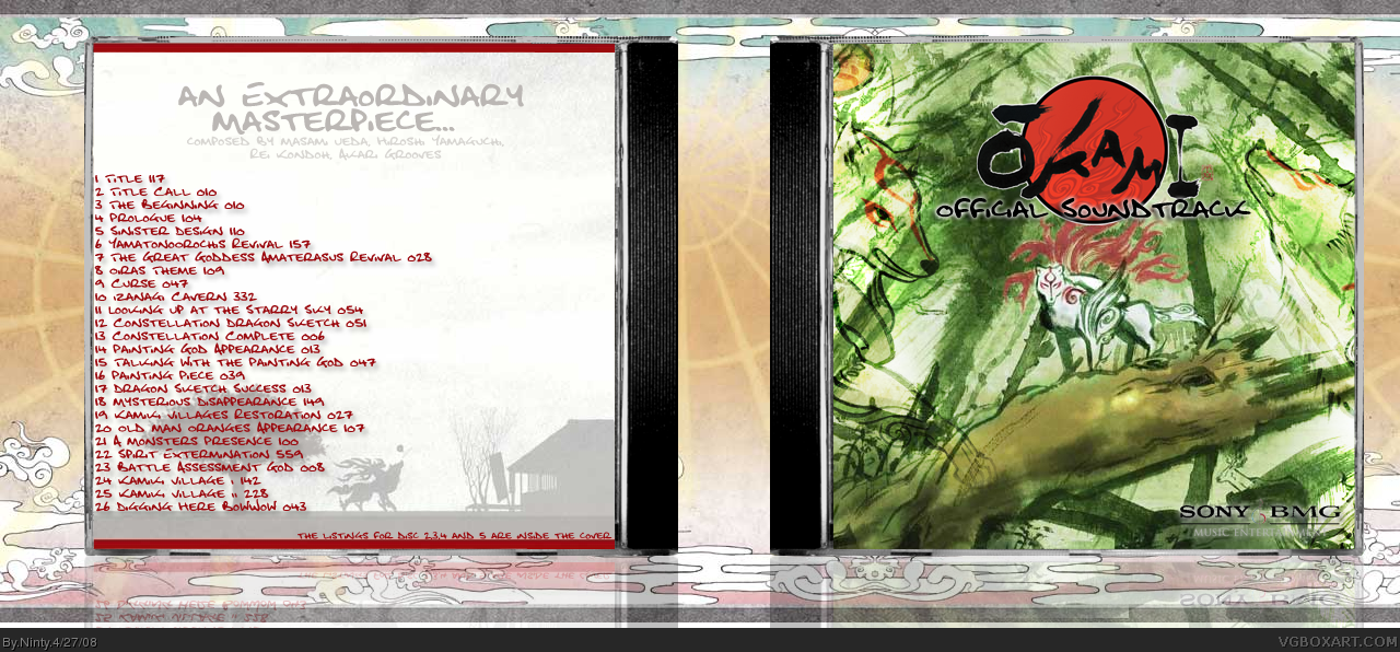 Okami: Official Soundtrack box cover