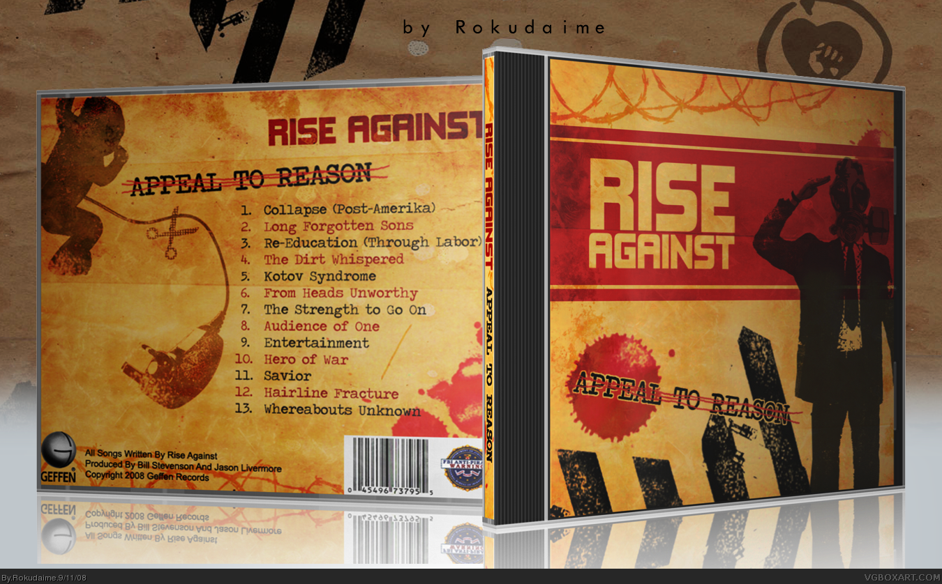 Rise Against: Appeal to Reason box cover