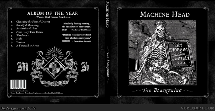 Machine Head - The Blackening box art cover