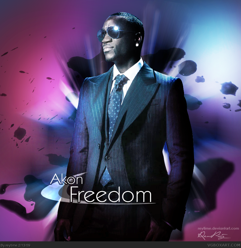Akon - Freedom box cover