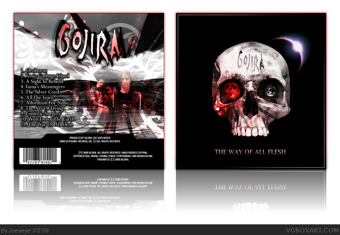 Gojira - The Way Of All Flesh box art cover