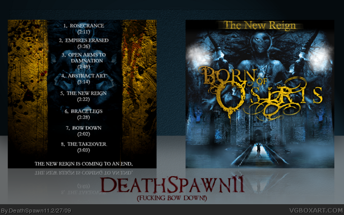 Born Of Osiris: The New Reign box art cover
