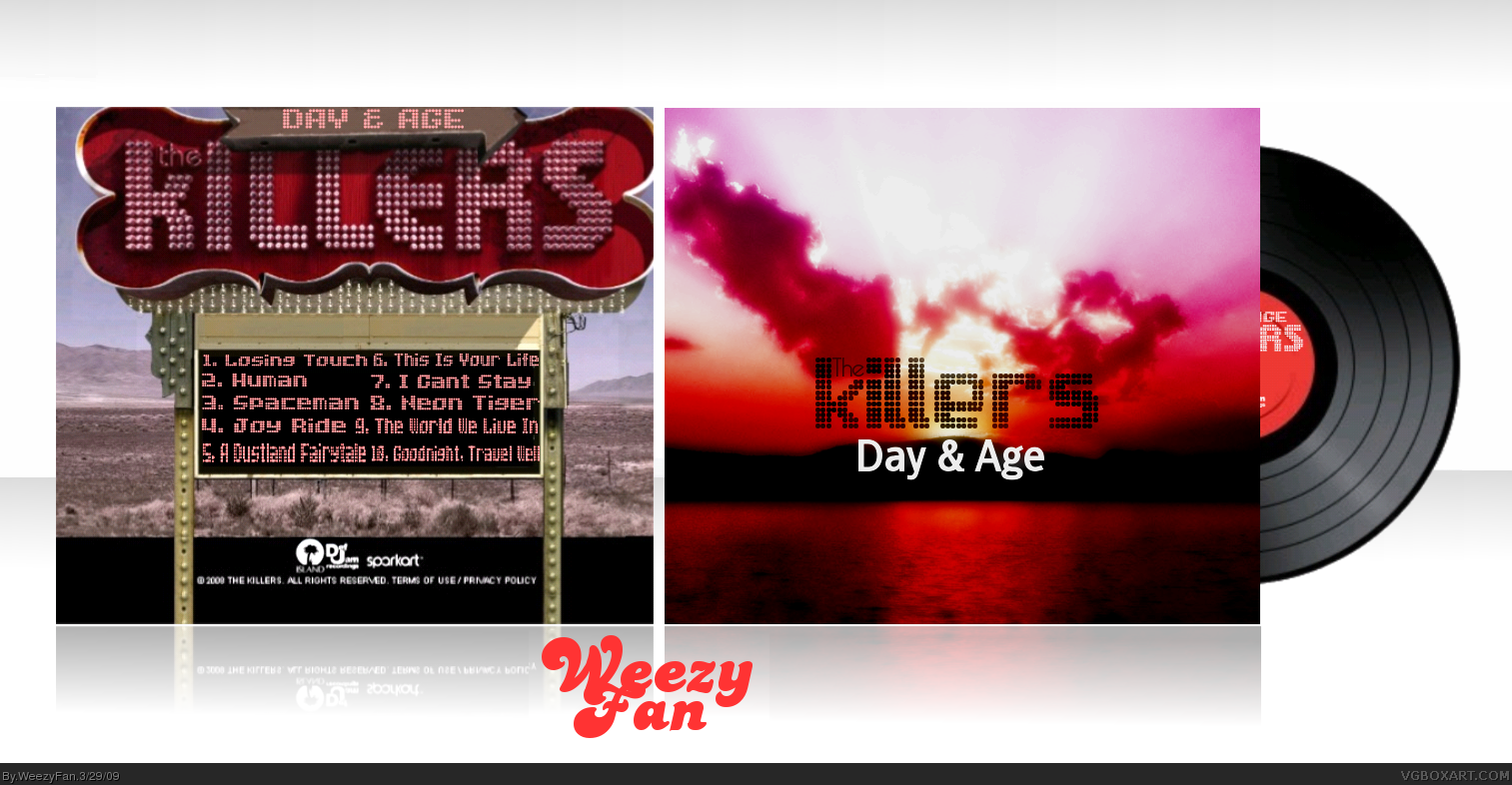The Killers: Day & Age box cover