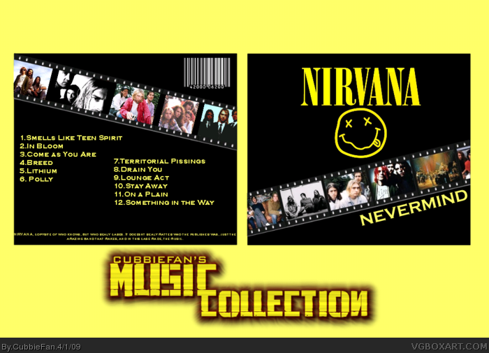 Nirvana: Nevermind box art cover
