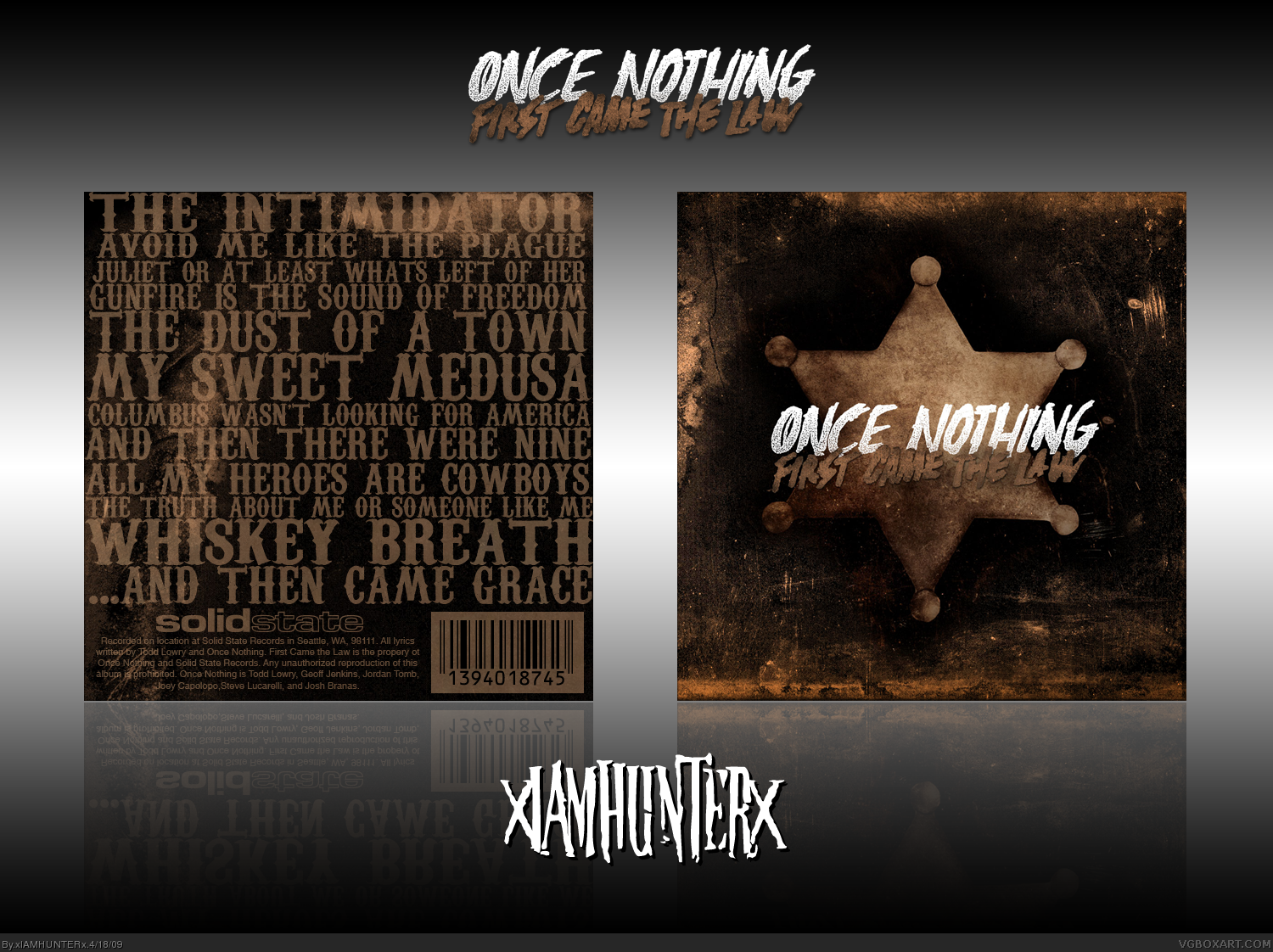 Once Nothing: First Came The Law box cover