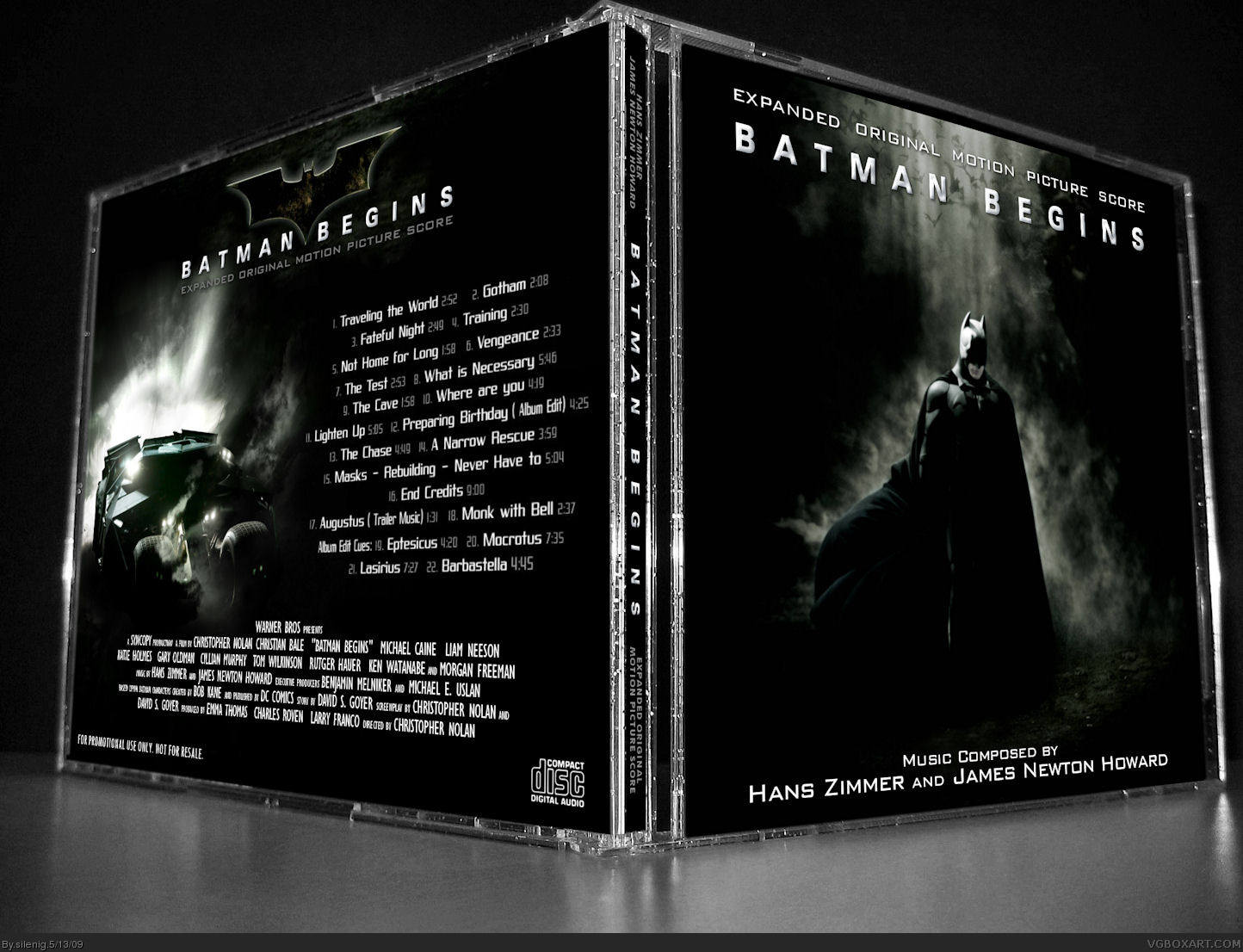 Batman Begins OST box cover