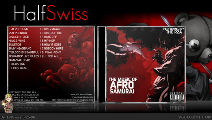 The RZA: The Music of Afro Samurai box art cover