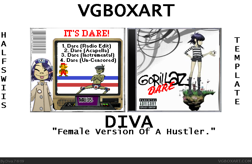 Gorillaz - Dare box cover