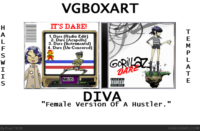 Gorillaz - Dare box art cover