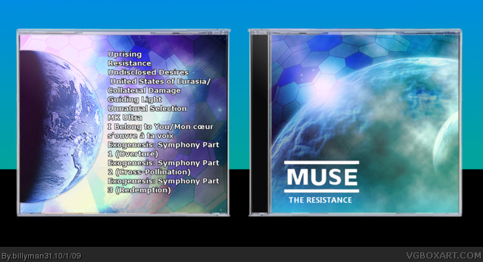 MUSE - The Resistance box art cover