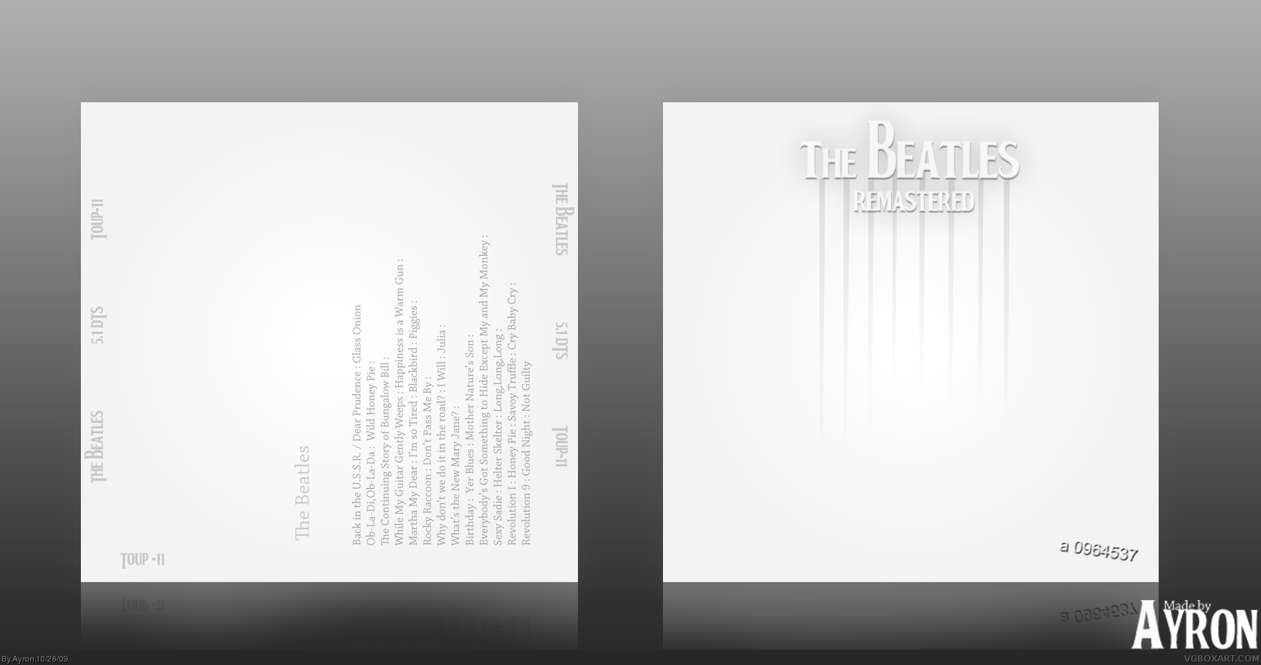 The Beatles : The Beatles box cover