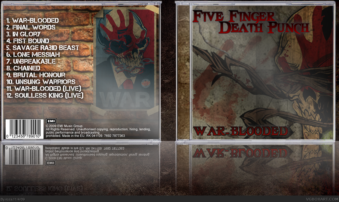 Five Finger Death Punch: War-Blooded box cover