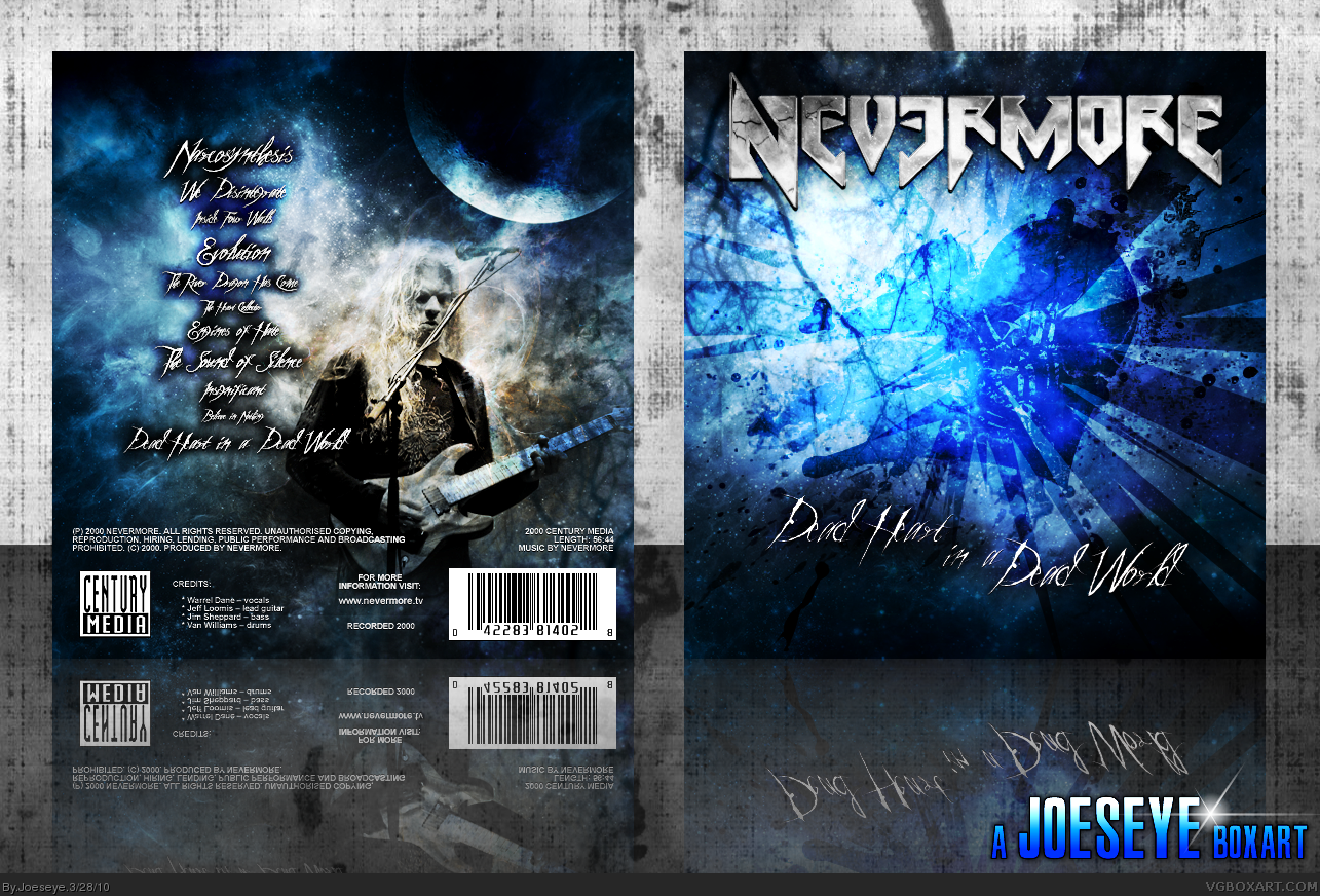 Nevermore - Dead Heart in a Dead World box cover