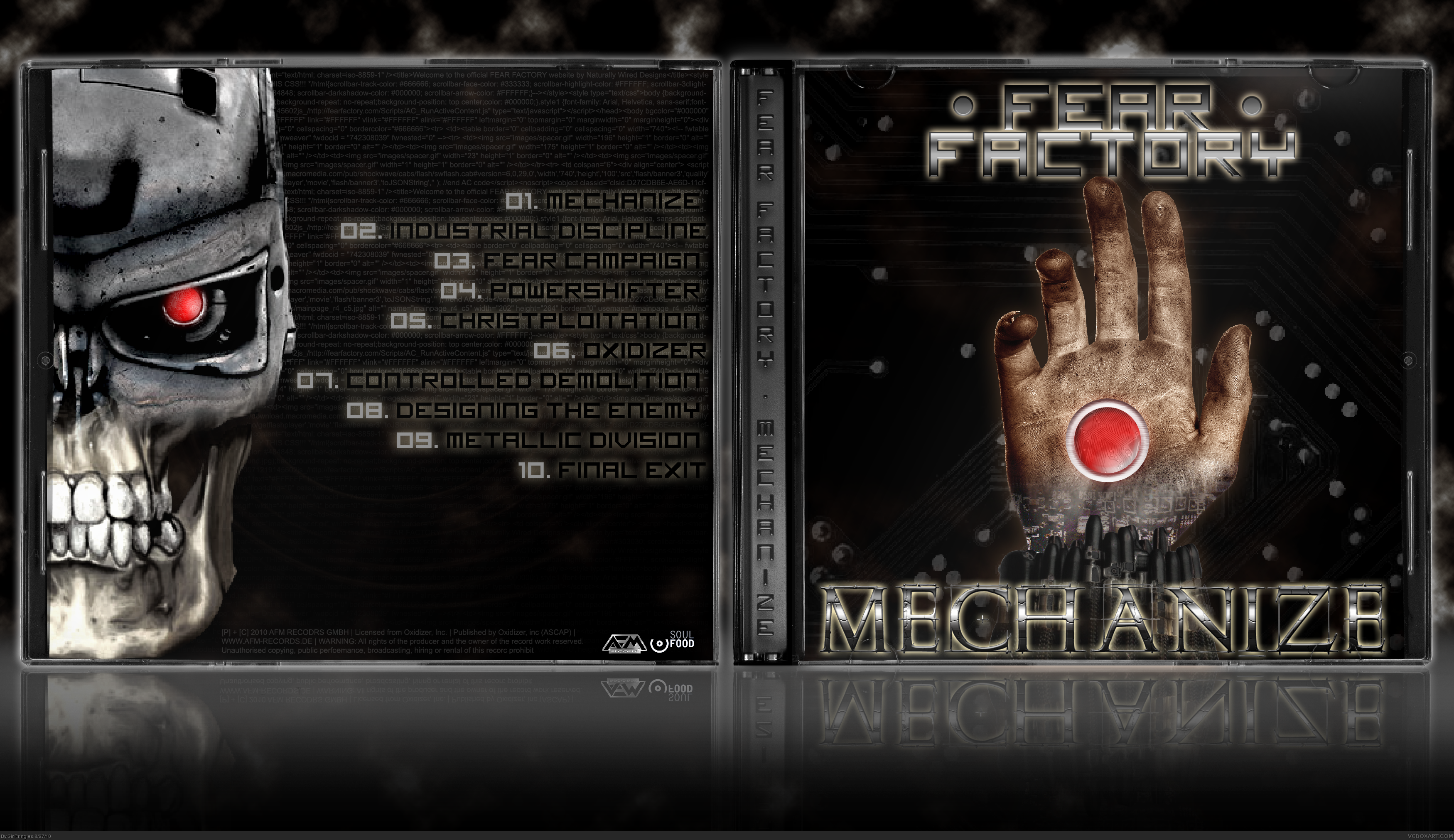 Fear Factory - Mechanize box cover