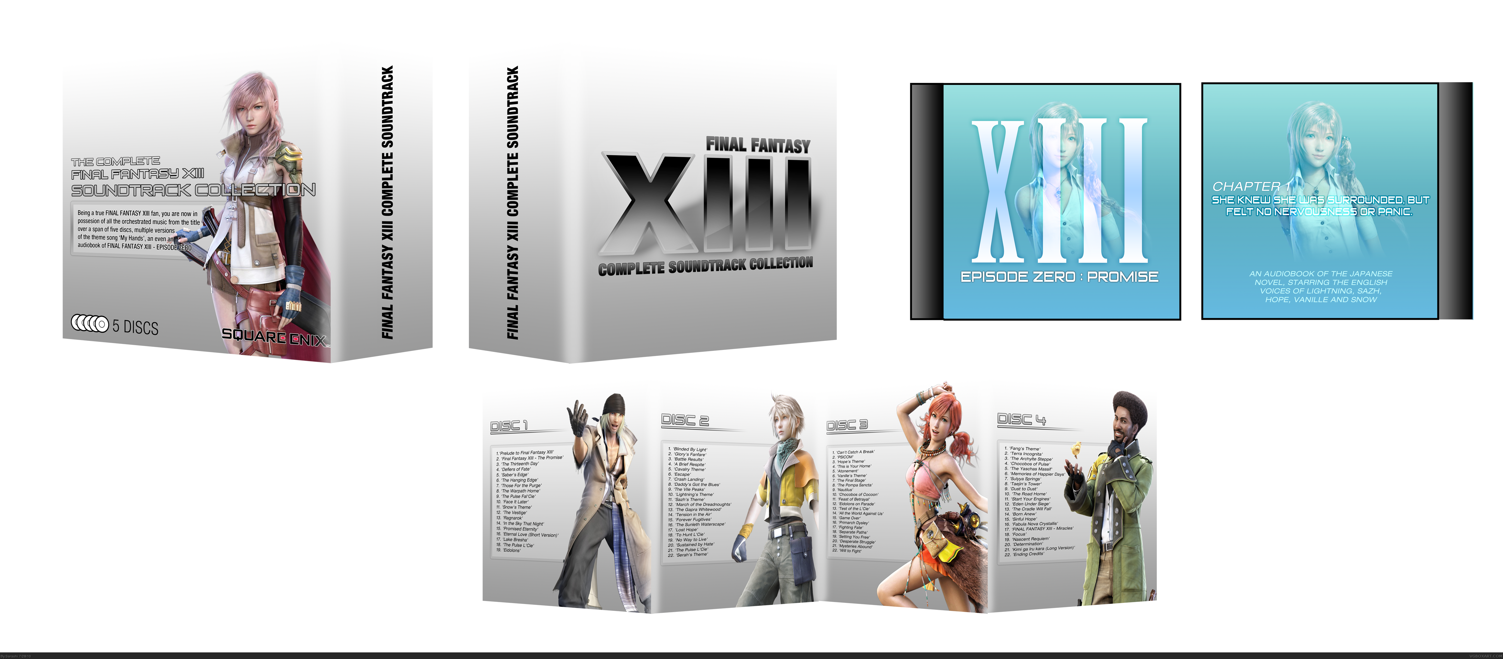 Final Fantasy XIII Soundtrack box cover