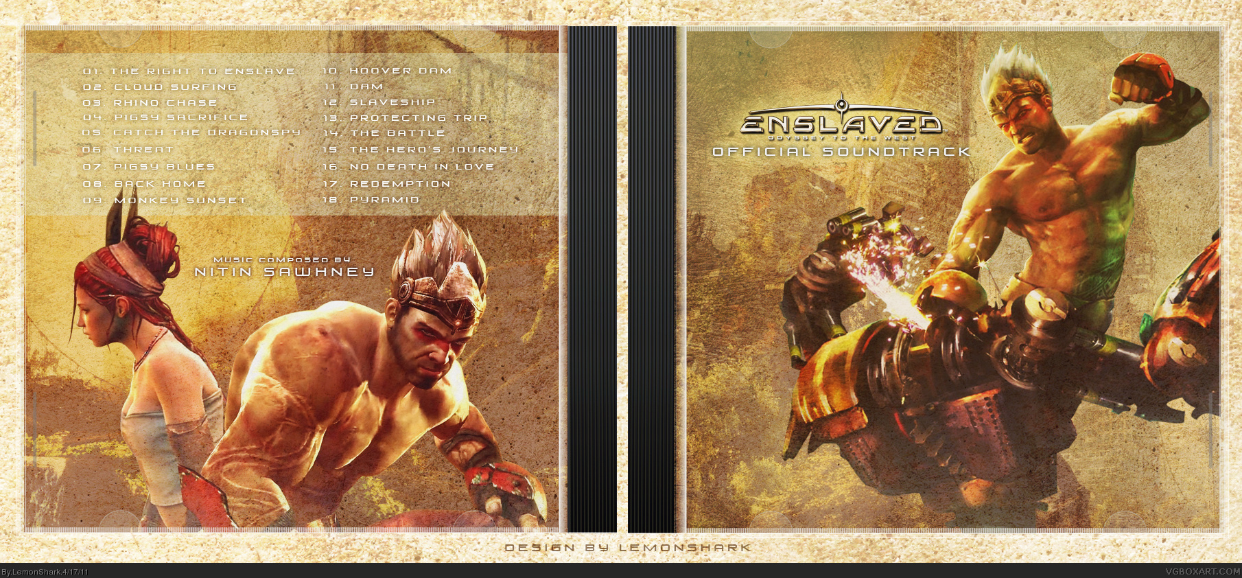 Enslaved: Odyssey to the West OST box cover