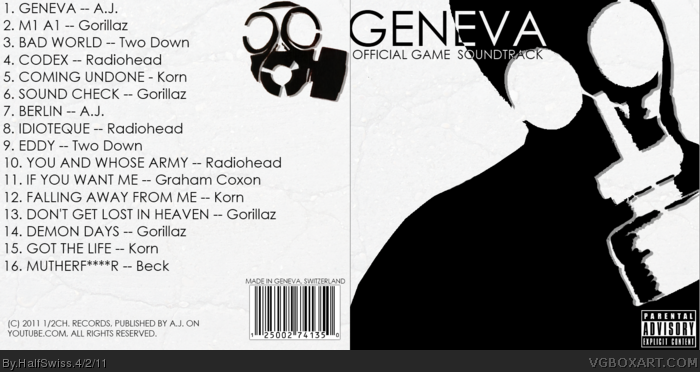 Geneva: Official Game Soundtrack box art cover