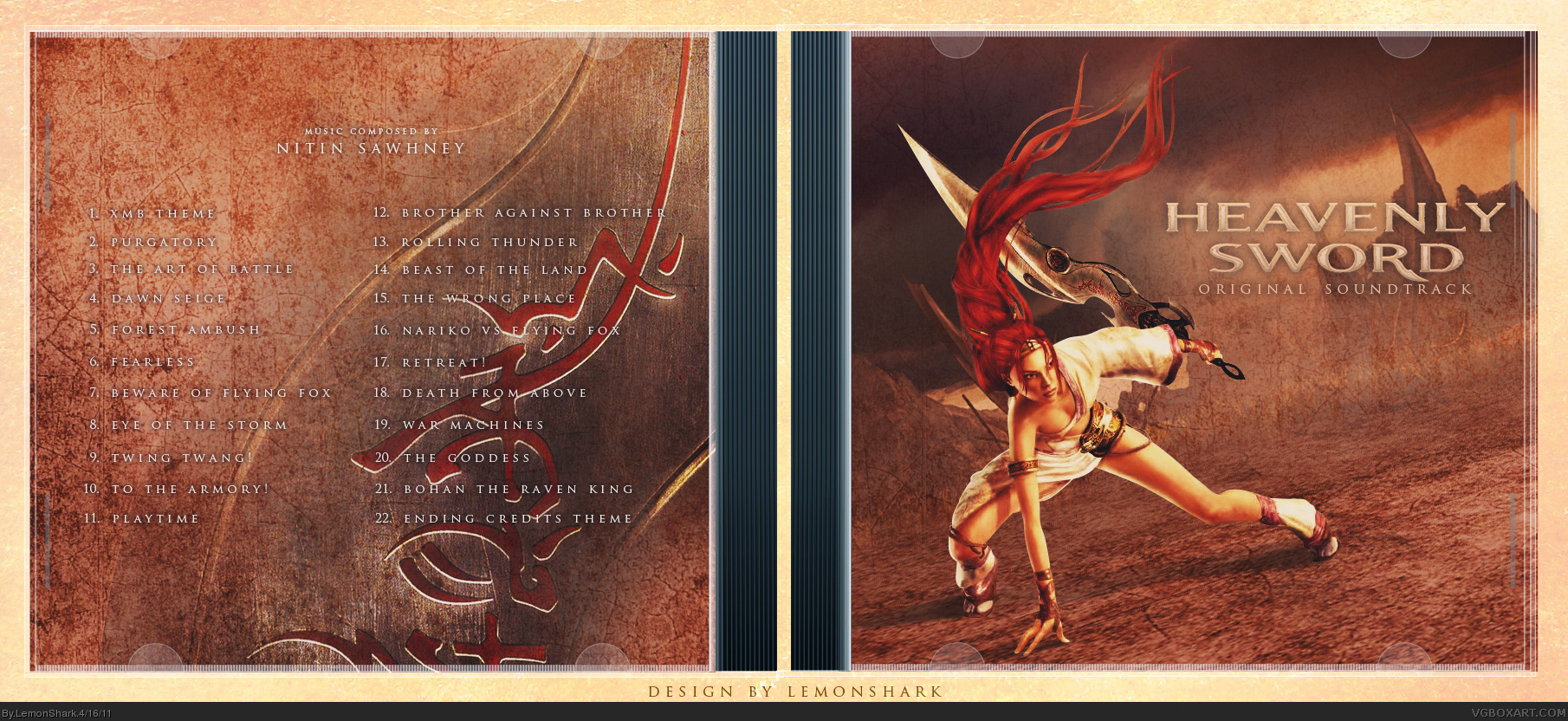 Heavenly Sword Original Soundtrack box cover