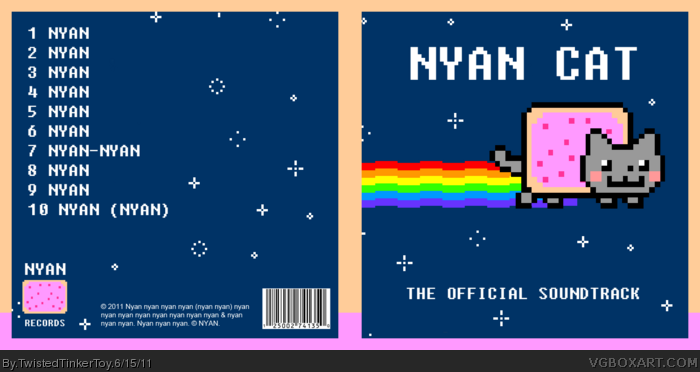 Nyan Cat: The Official Soundtrack box art cover