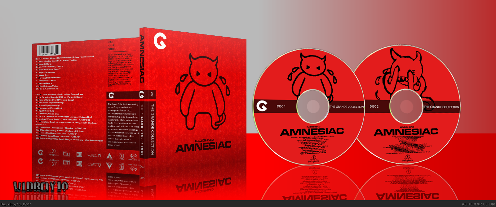 Radiohead - Amnesiac box cover