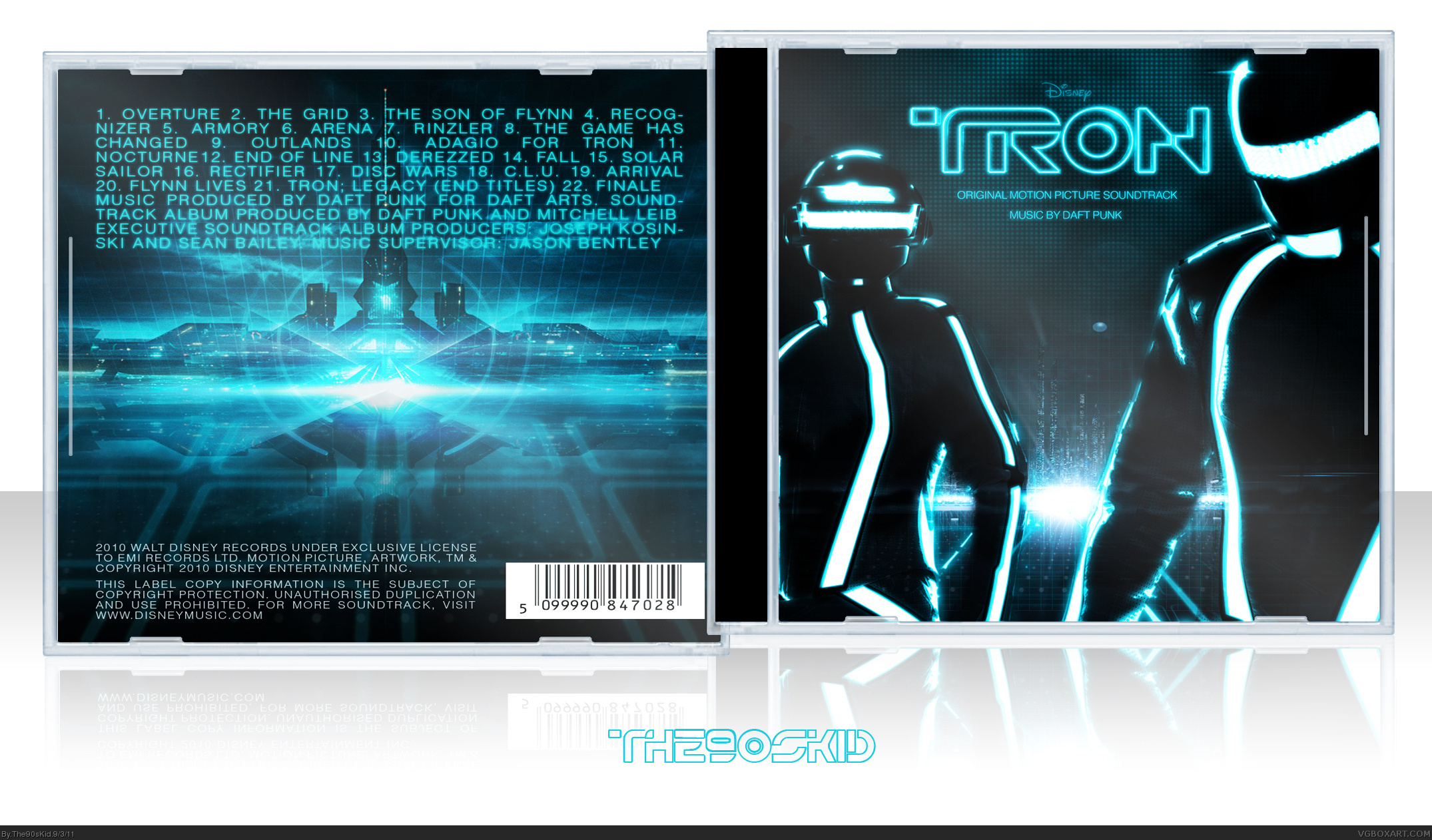 Tron Legacy: Original Motion Picture Soundtrack box cover