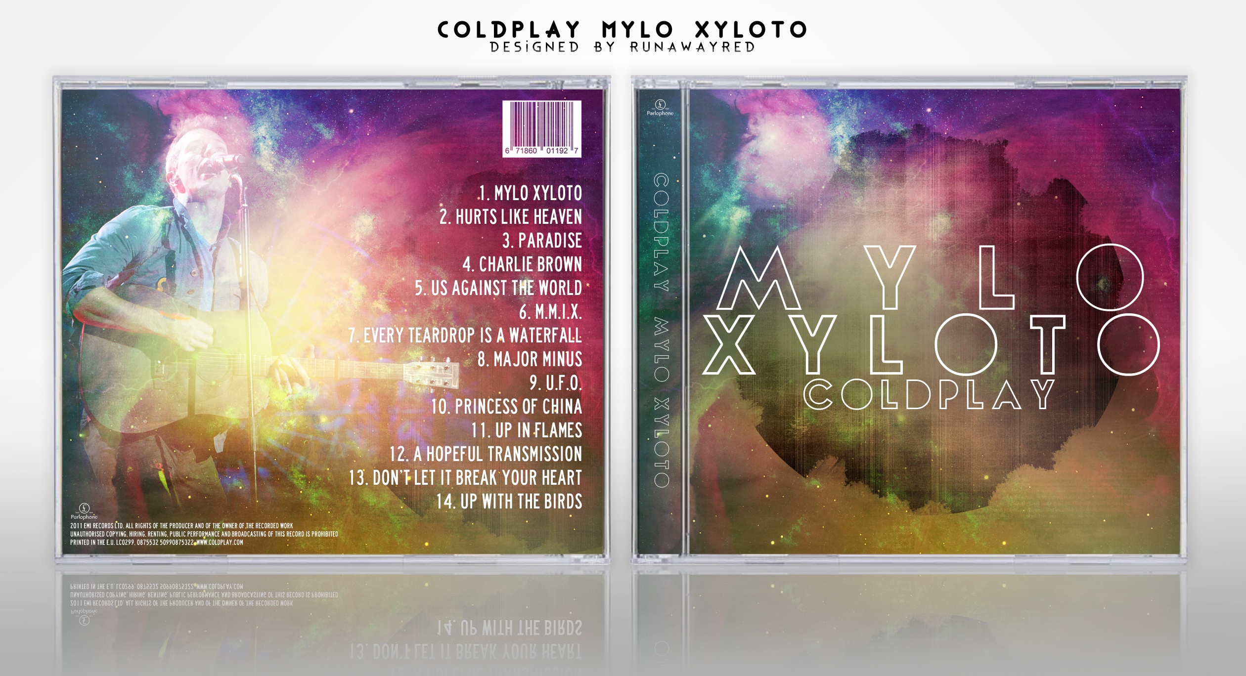 Coldplay - Mylo Xyloto box cover