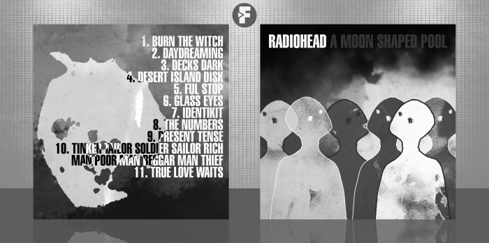 Radiohead - A Moon Shaped Pool box art cover
