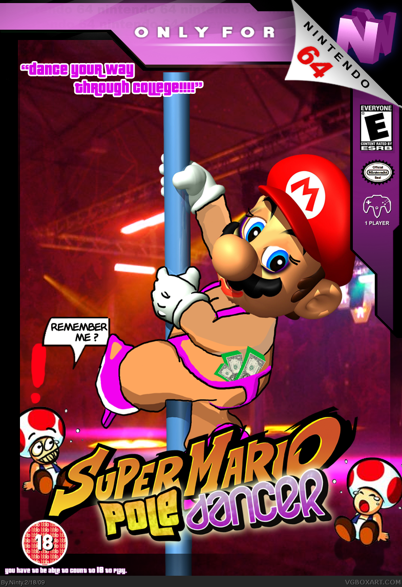 Super Mario Pole Dancer box cover