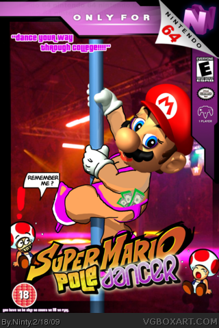 Super Mario Pole Dancer box art cover